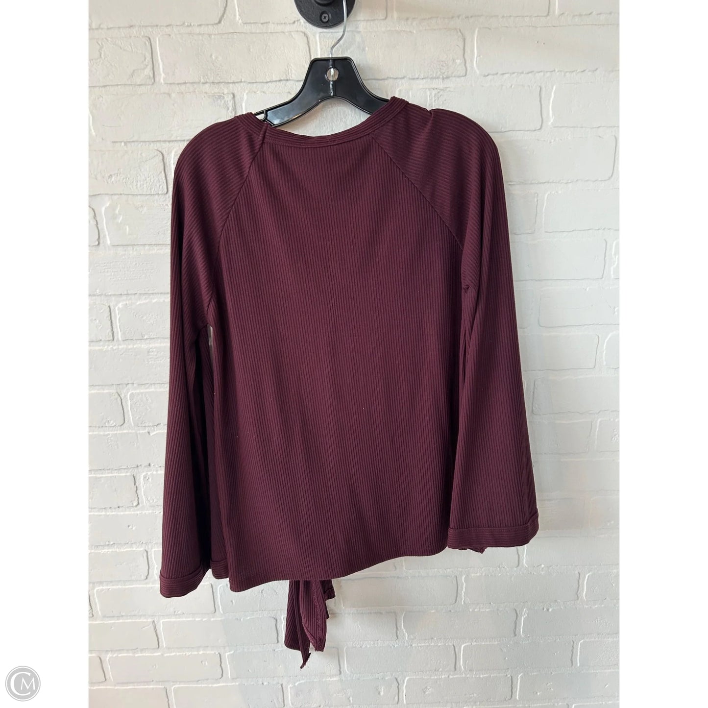 Top Long Sleeve By Doe & Rae In Purple, Size: S