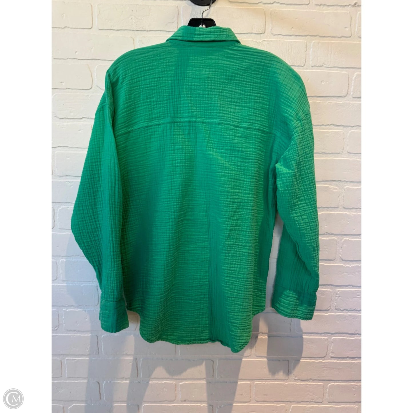 Top Long Sleeve By Calia In Green, Size: Xxs