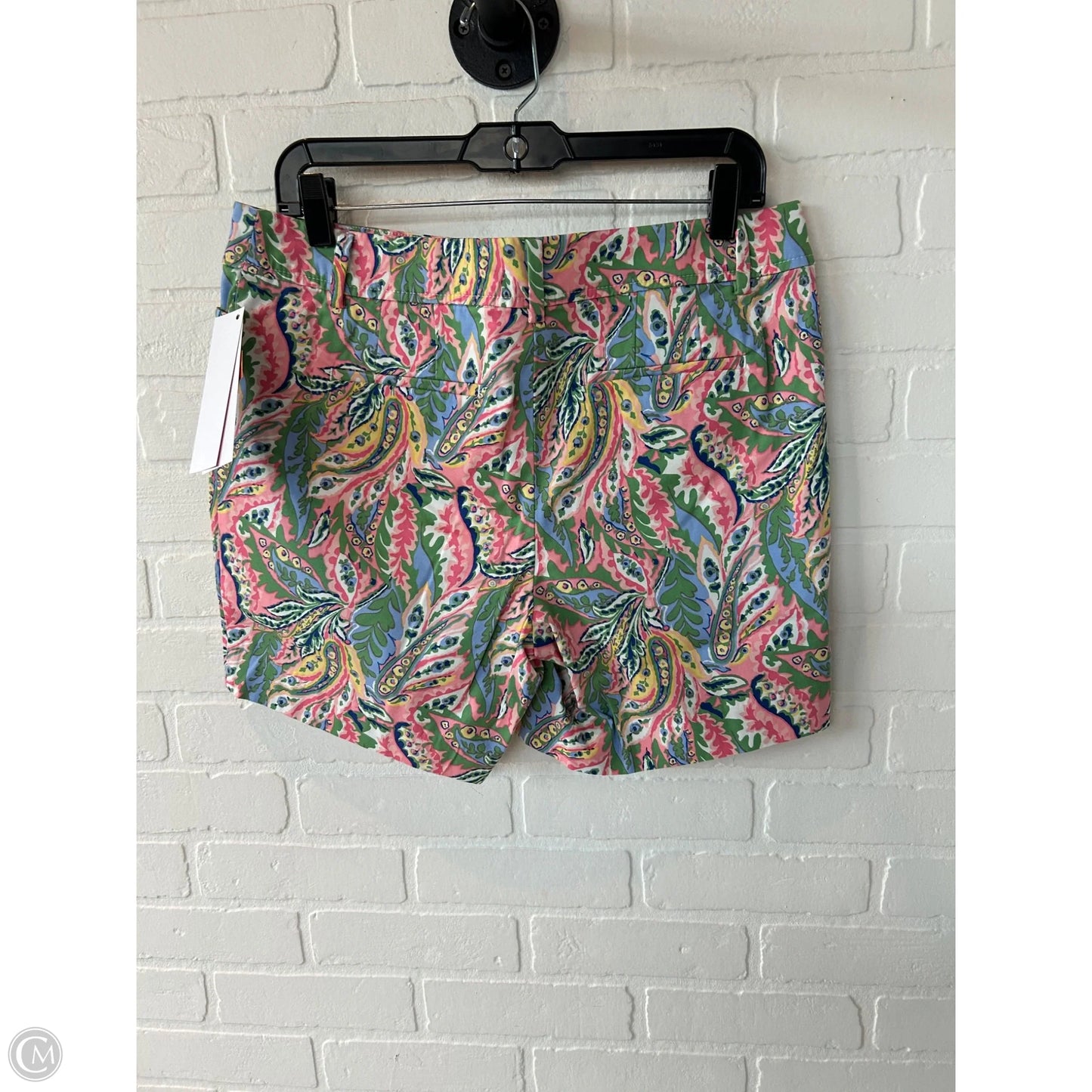 Shorts By Talbots In Green & Pink, Size: 10p