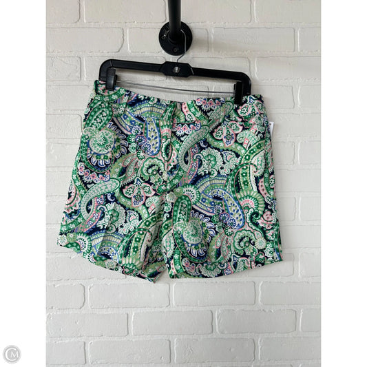 Shorts By Talbots In Green & White, Size: 10p