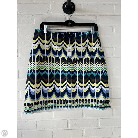 Skirt Mini & Short By Talbots In Blue & White, Size: 10p