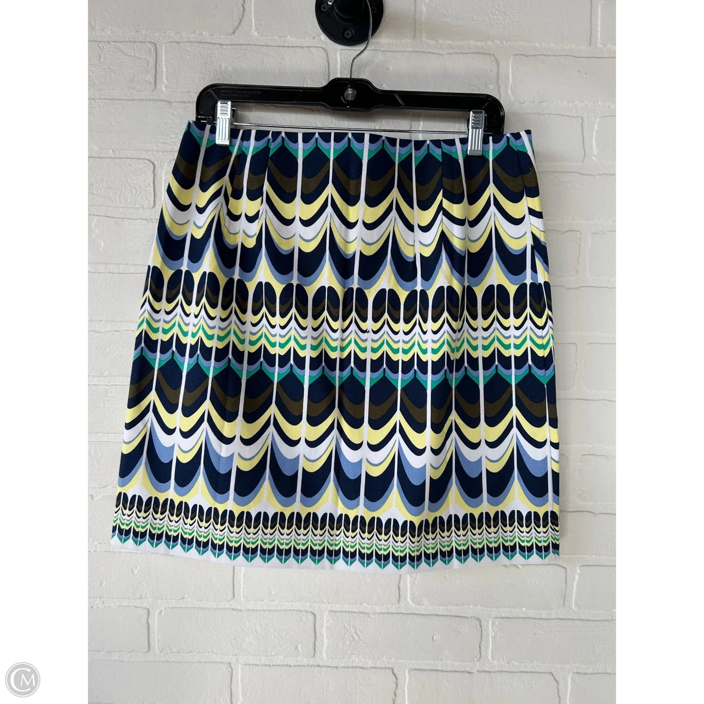 Skirt Mini & Short By Talbots In Blue & White, Size: 10p