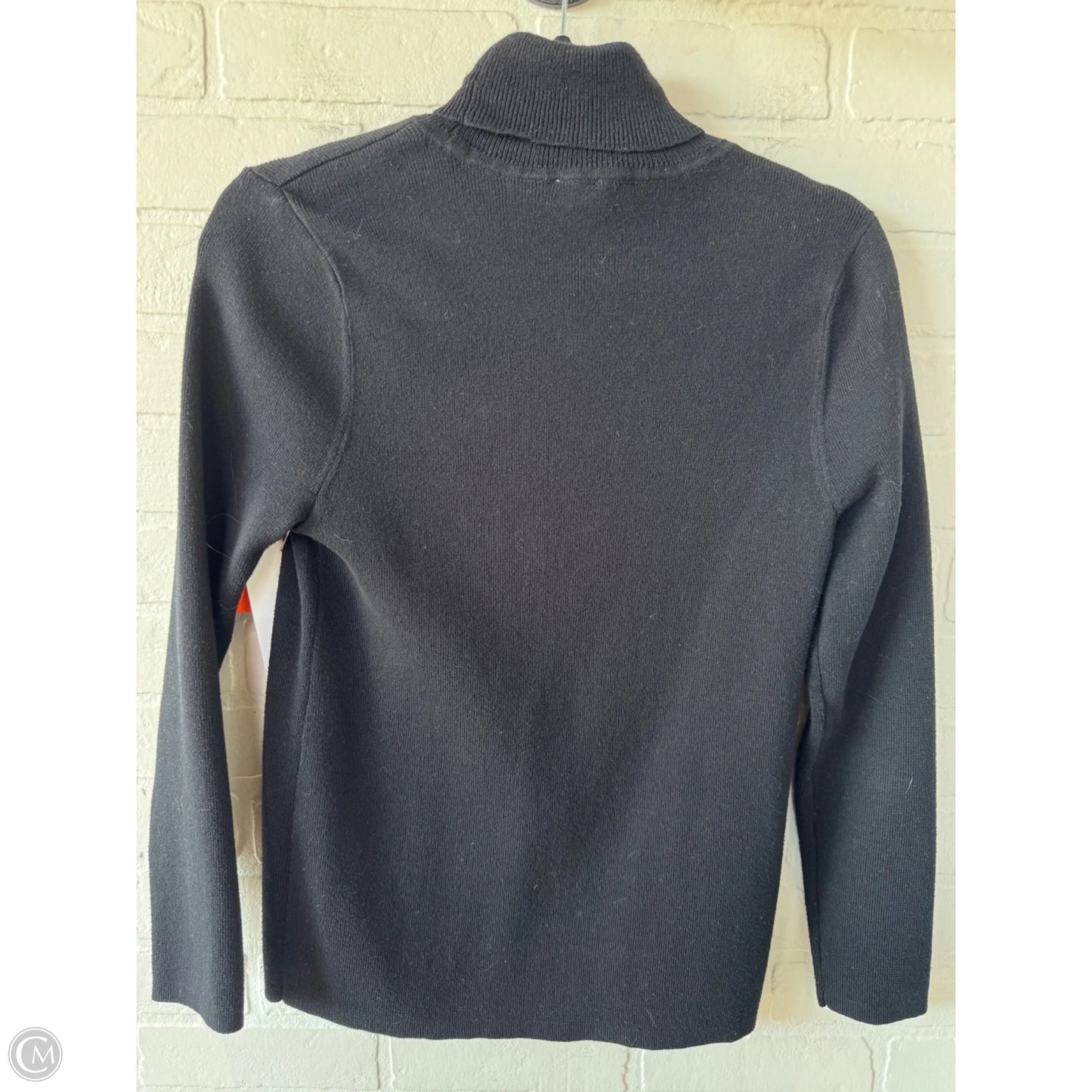 Top Long Sleeve By Chicos In Black, Size: M