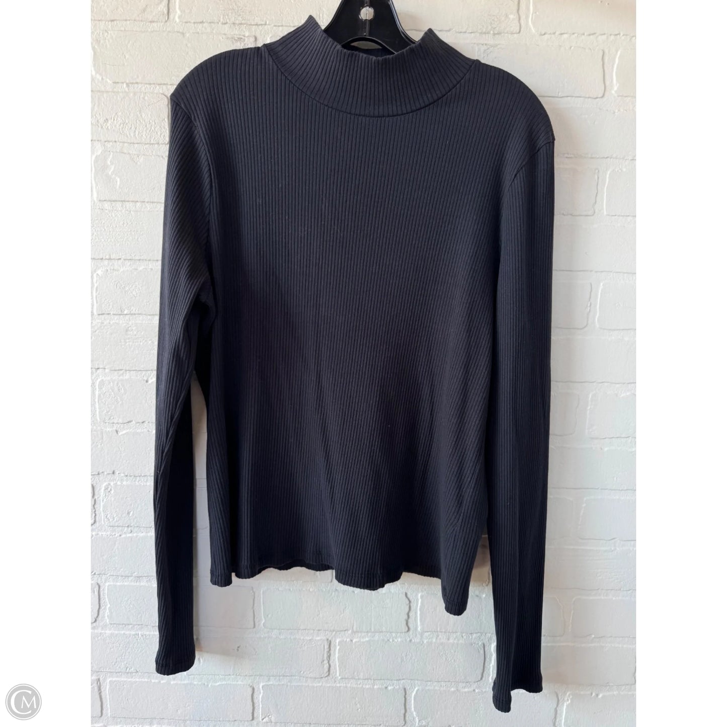 Top Long Sleeve By Maeve In Black, Size: L