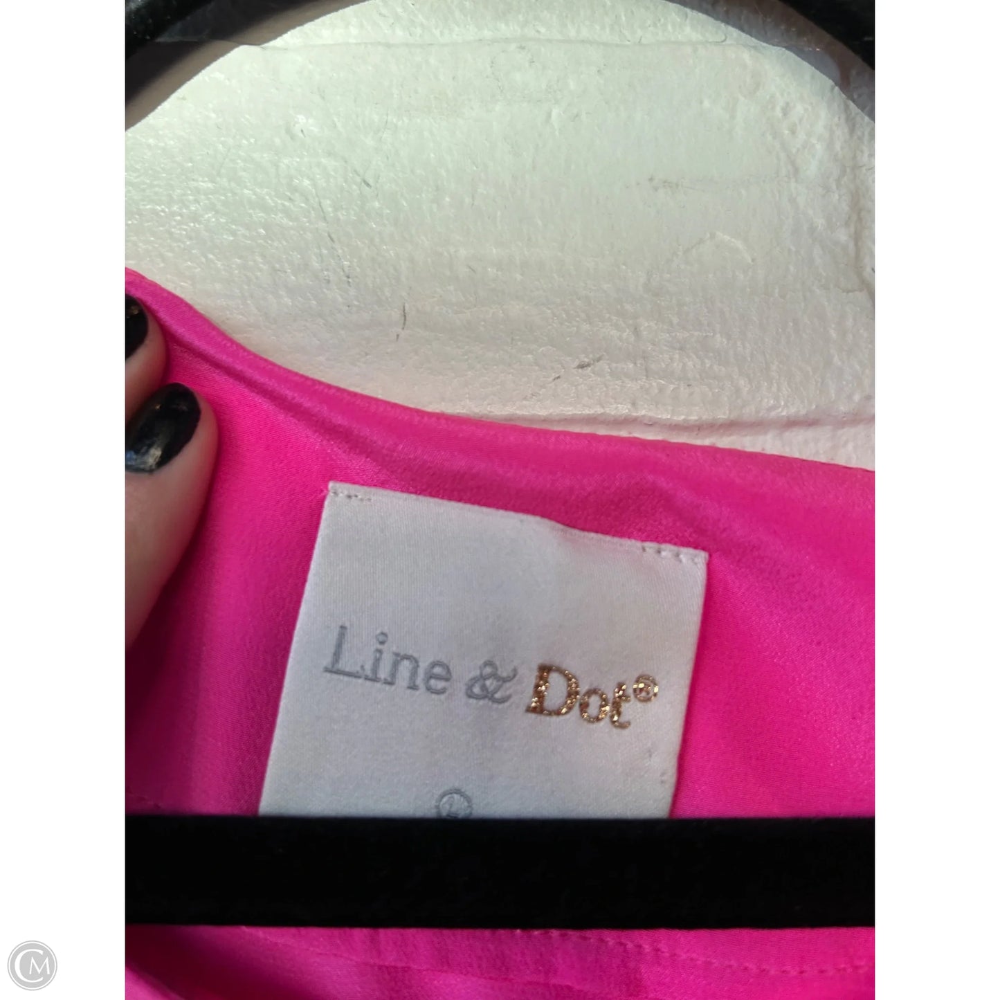 Top Short Sleeve By Line & Dot In Pink, Size: L