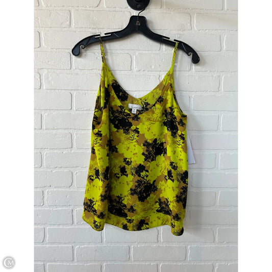 Top Cami By Allison Joy In Black & Yellow, Size: M