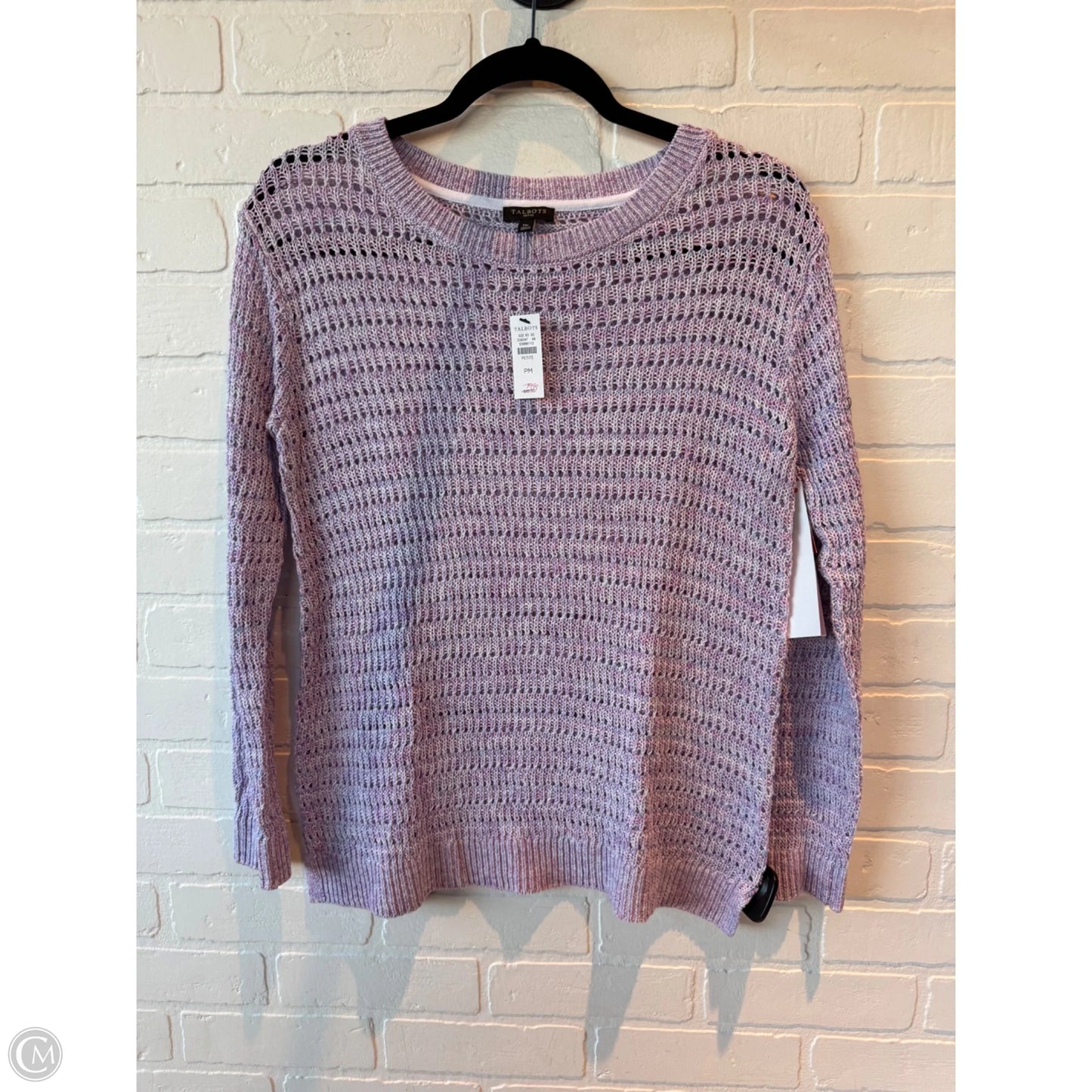 Sweater By Talbots In Purple, Size: Mp