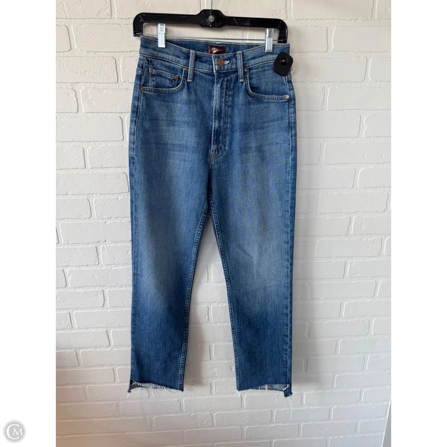 Jeans Cropped By Mother In Blue Denim, Size: 2