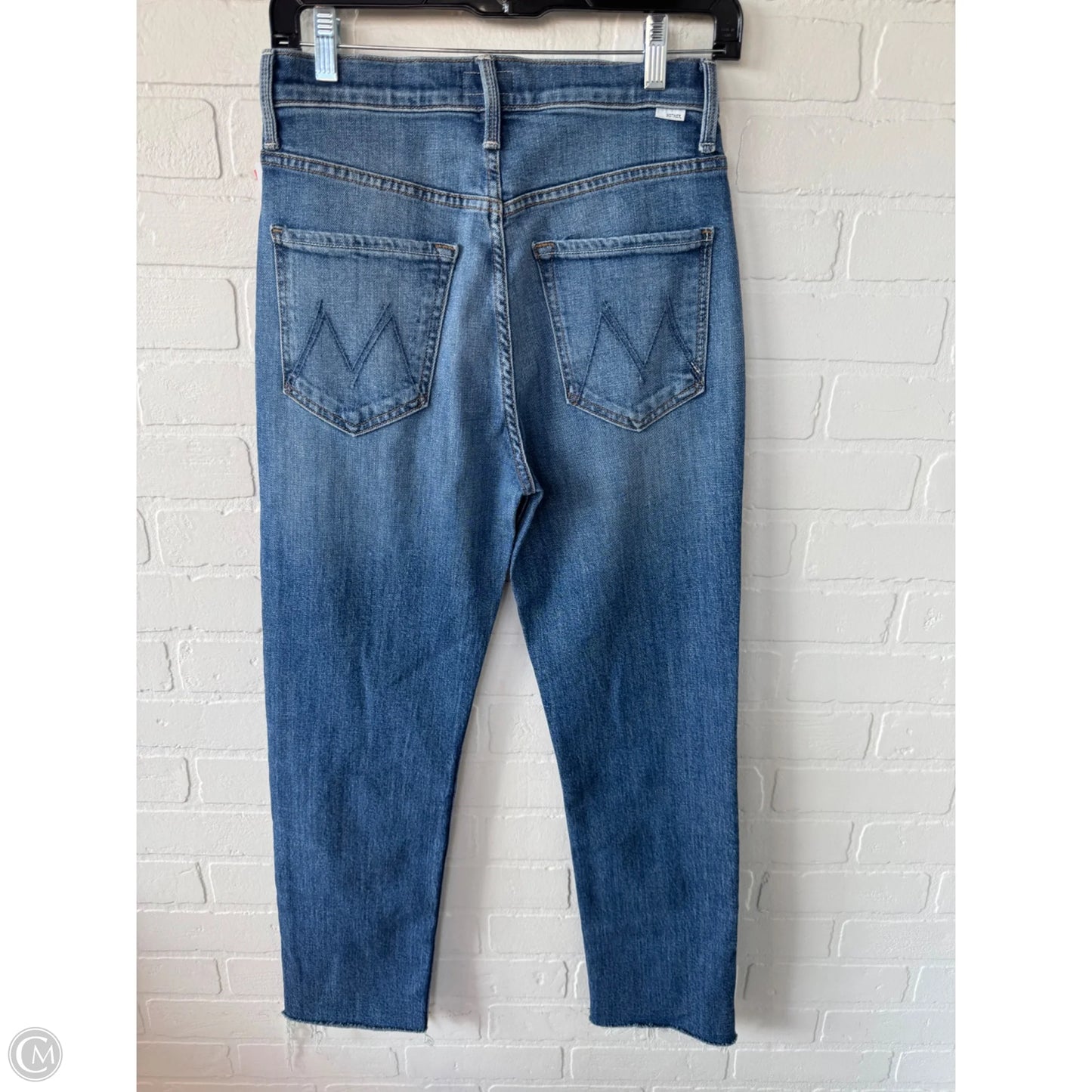 Jeans Cropped By Mother In Blue Denim, Size: 2