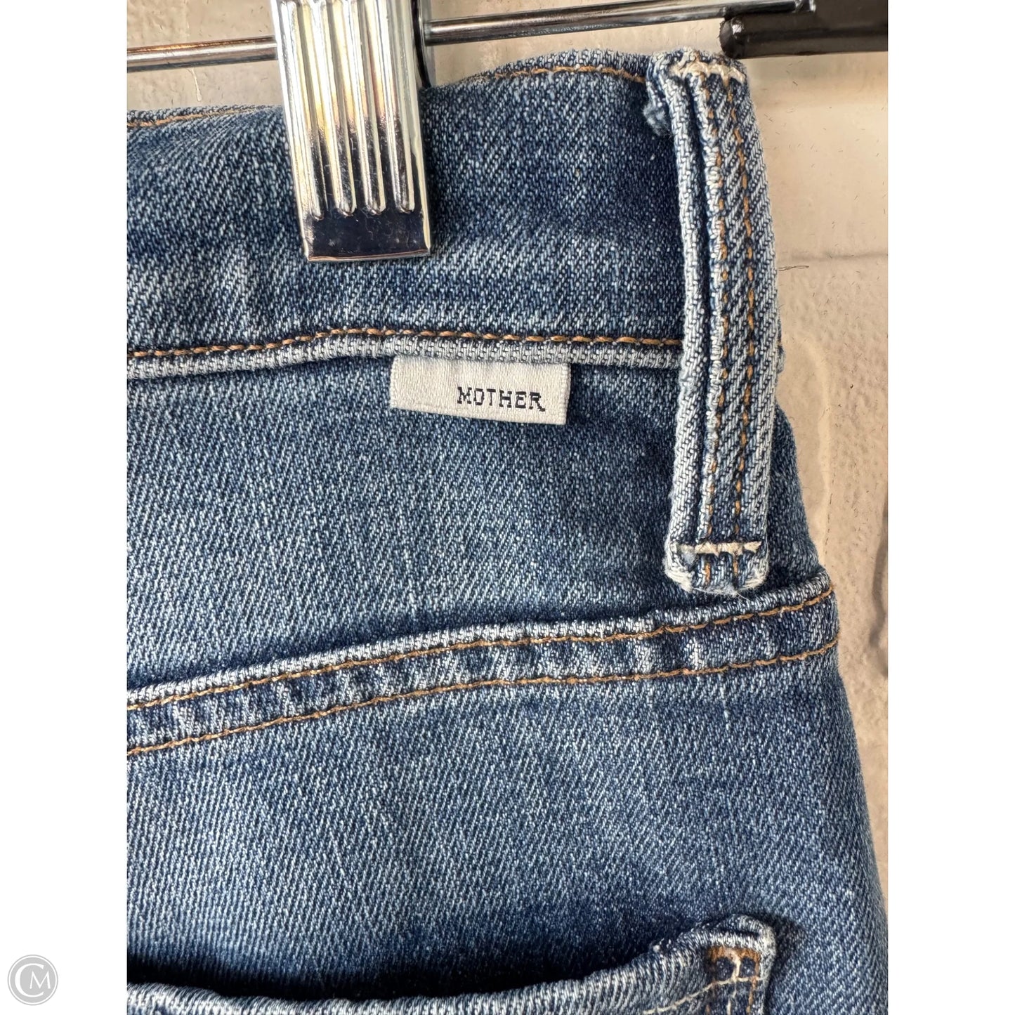 Jeans Cropped By Mother In Blue Denim, Size: 2