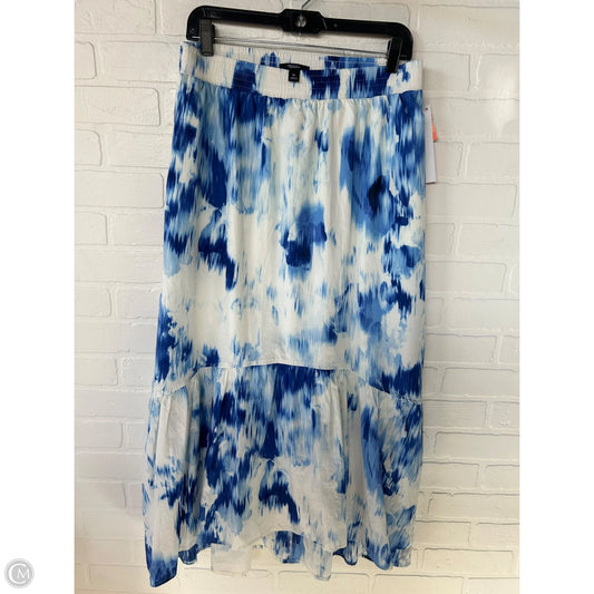 Skirt Maxi By Simply Vera In Blue & White, Size: 8