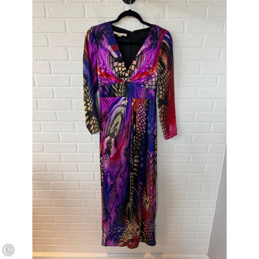 Dress Casual Maxi By Boston Proper In Purple & Red, Size: Xs