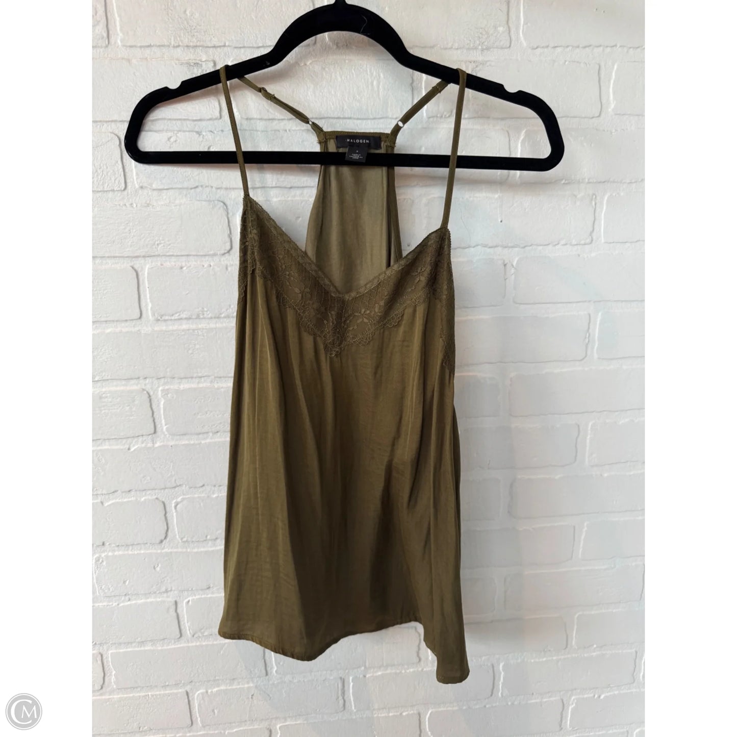 Top Cami By Halogen In Green, Size: S