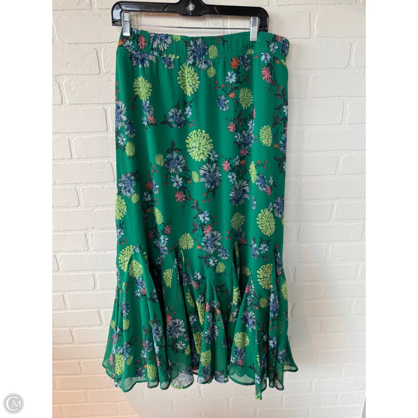 Skirt Maxi By Loft In Green, Size: 16