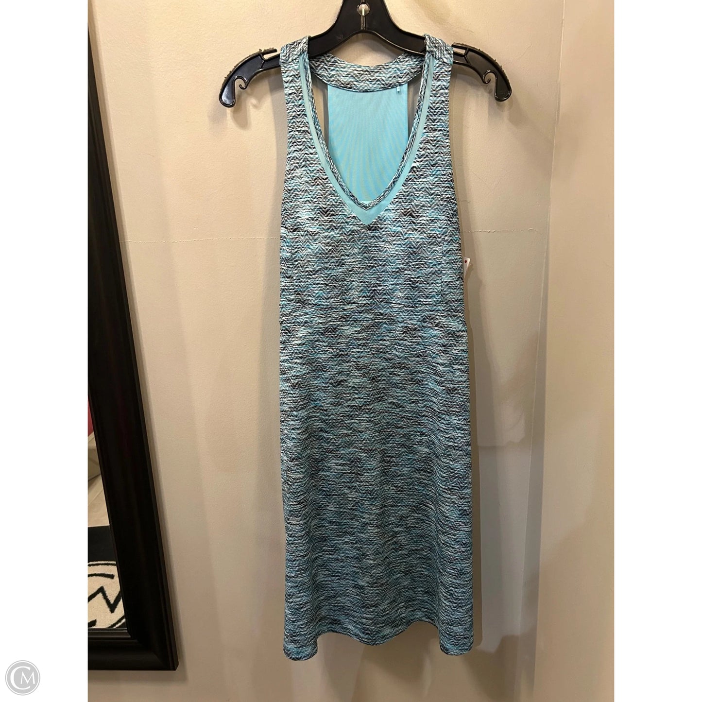 Athletic Dress By Mpg In Blue, Size: L