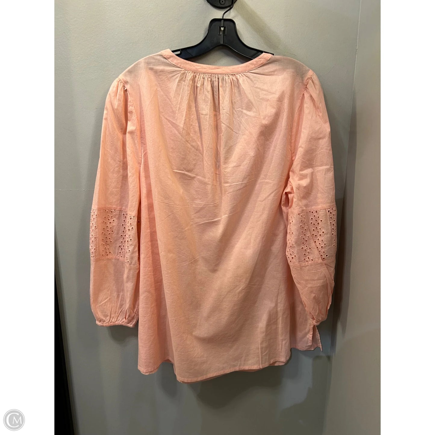 Top Long Sleeve By Lane Bryant In Peach, Size: L