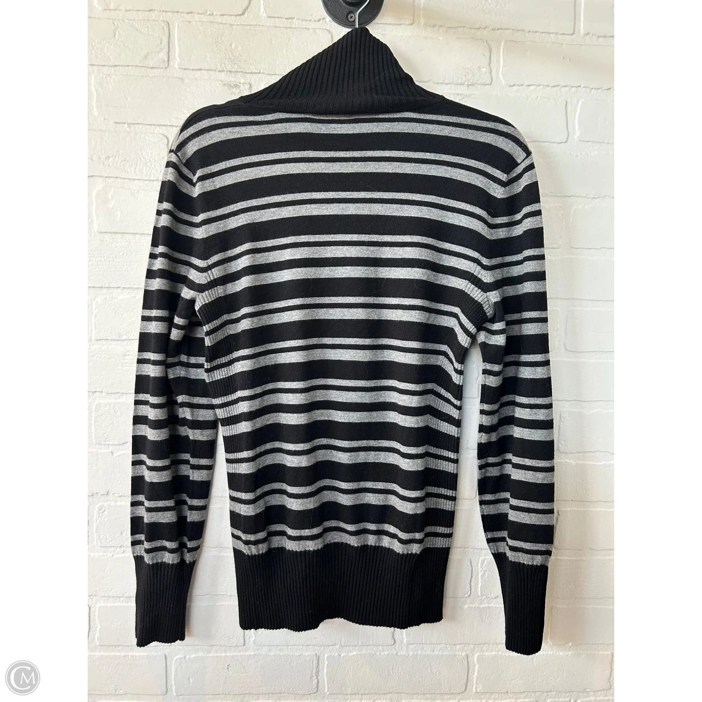 Sweater By odeon In Black & Grey, Size: L