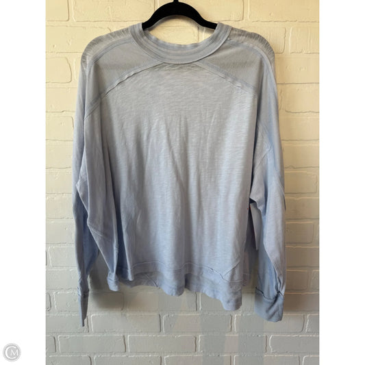 Top Long Sleeve By Free People In Blue, Size: S