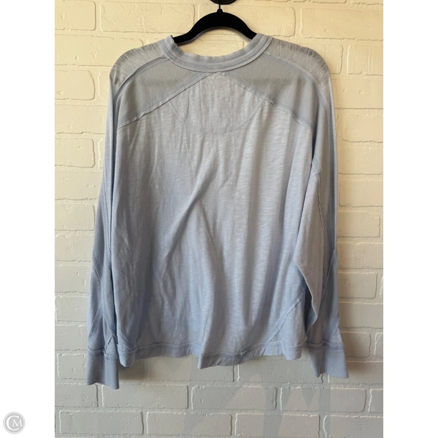 Top Long Sleeve By Free People In Blue, Size: S