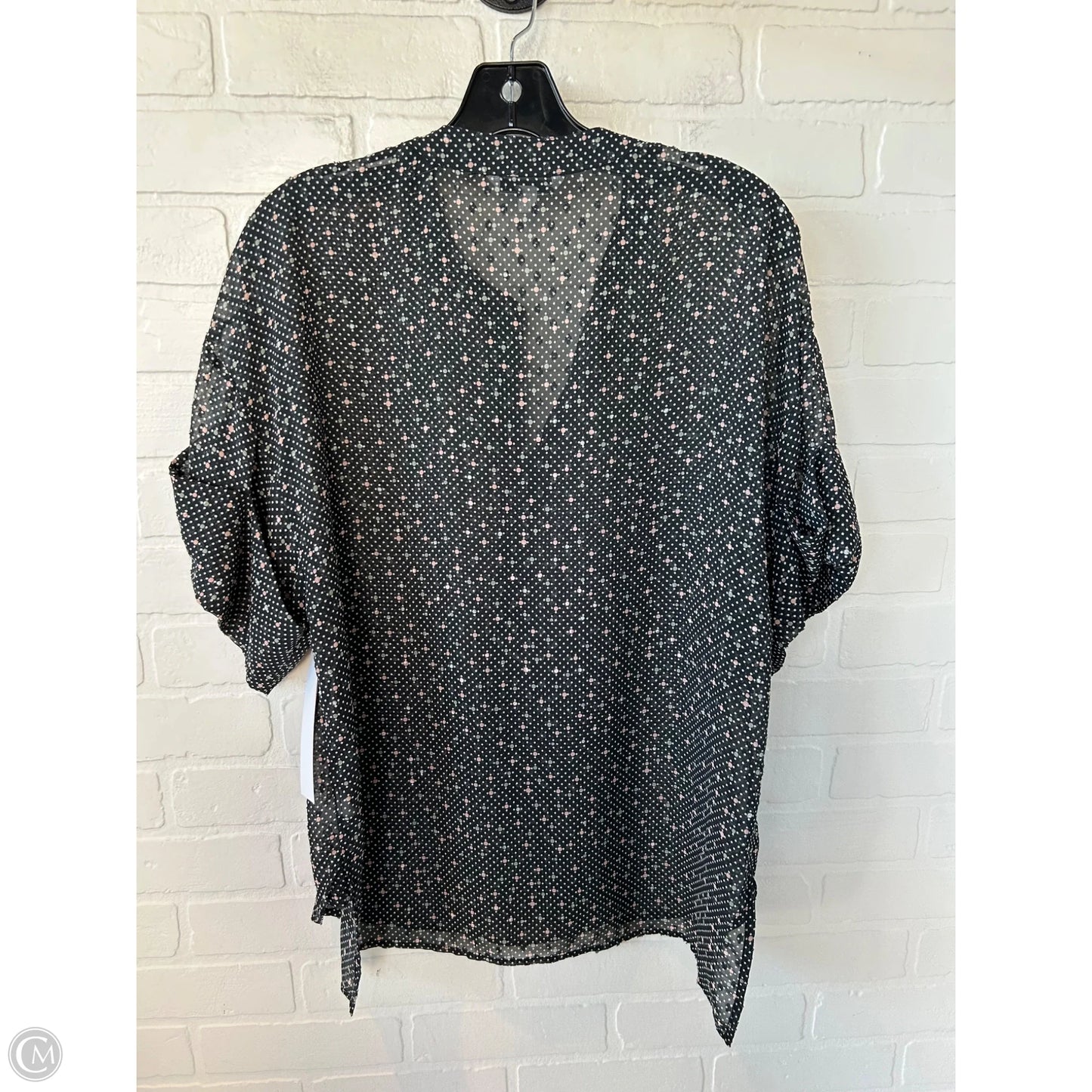 Top Short Sleeve By Cabi In Black, Size: M