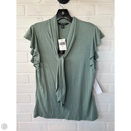 Top Sleeveless By Lauren By Ralph Lauren In Green, Size: S