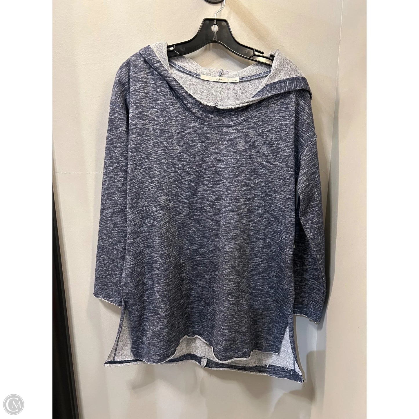 Top Long Sleeve By Gibson In Blue, Size: L