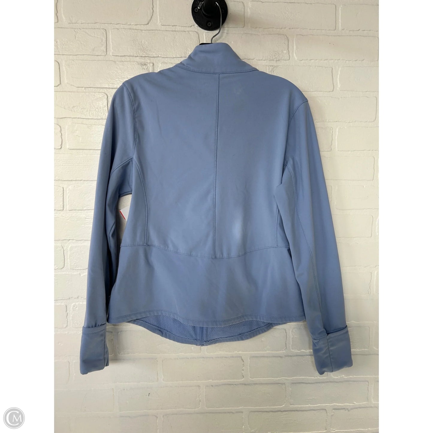 Athletic Jacket By Layer 8 In Blue, Size: L