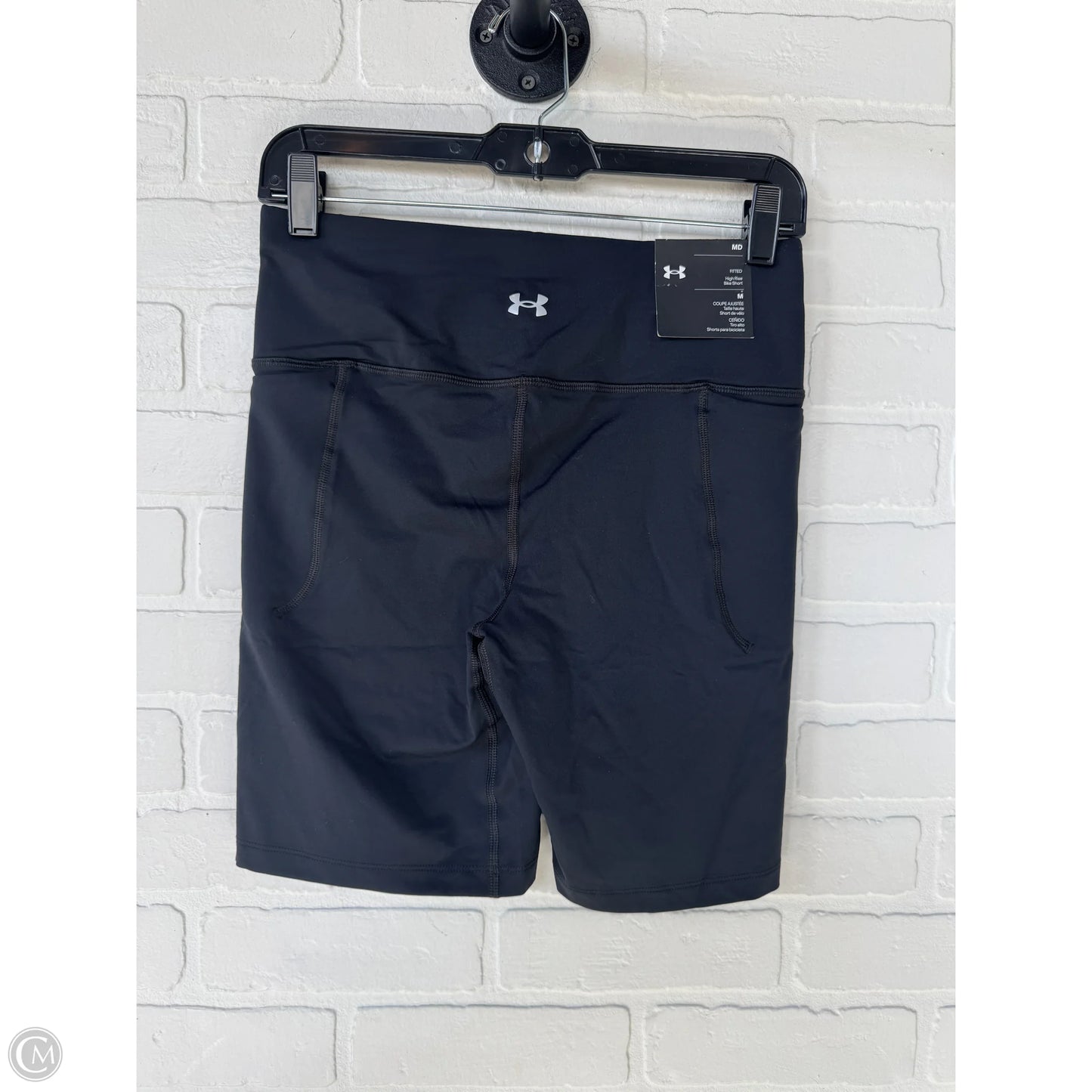 Athletic Shorts By Under Armour In Black, Size: 8