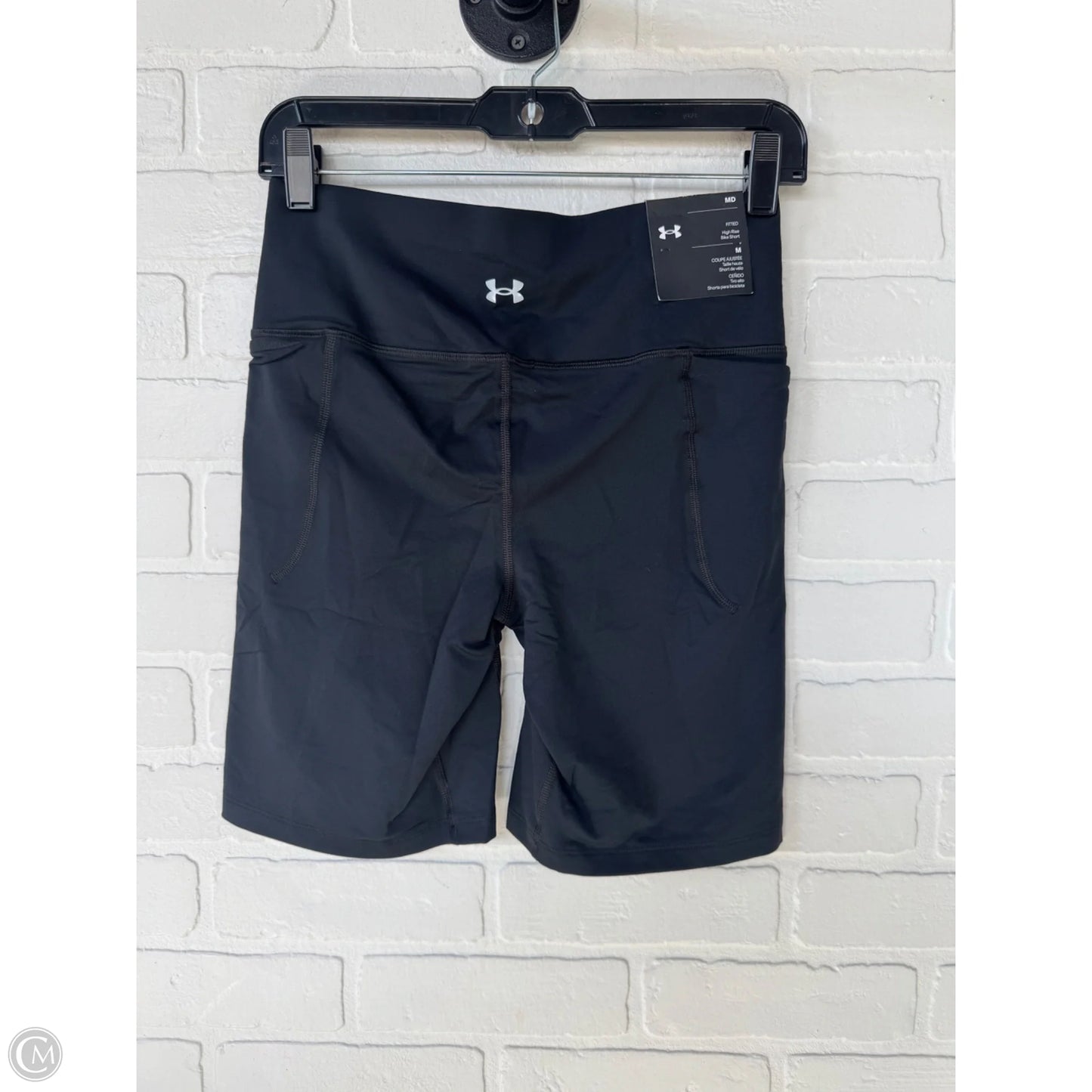 Athletic Shorts By Under Armour In Black, Size: 8