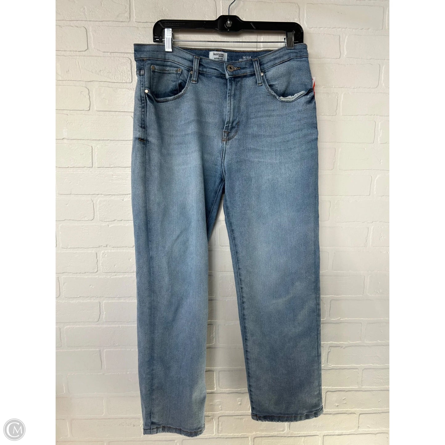 Jeans Straight By Kensie In Blue Denim, Size: 10