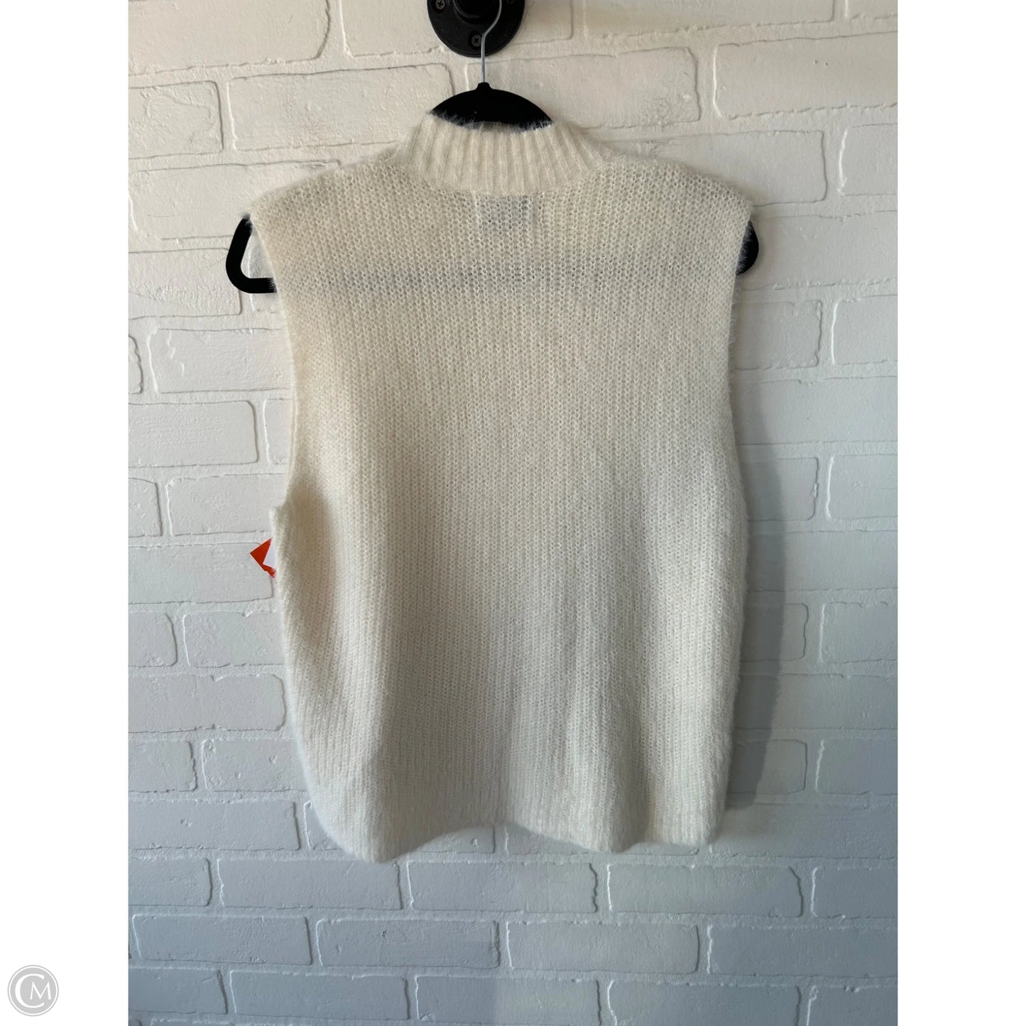 Vest Sweater By Old Navy In Cream, Size: L