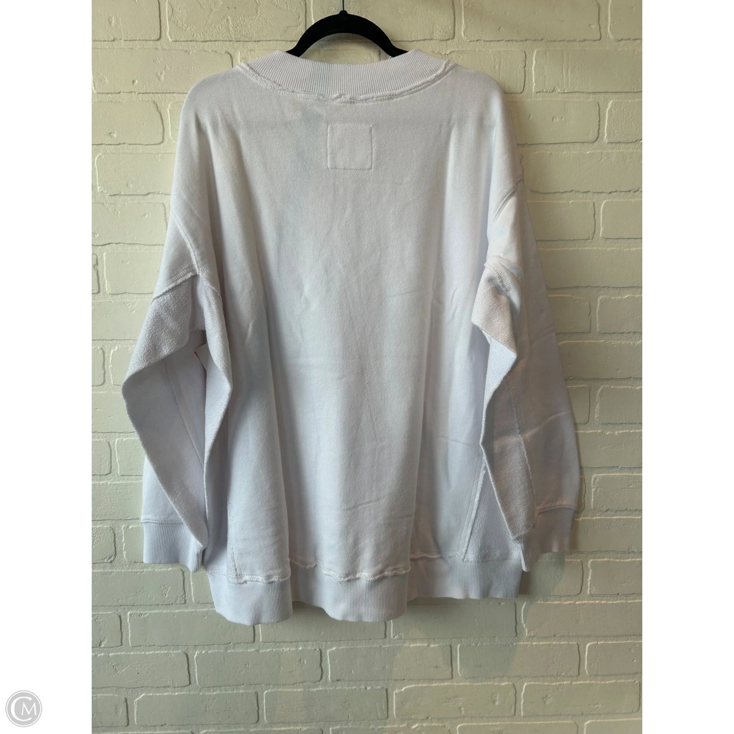 Sweatshirt Crewneck By Aerie In White, Size: M