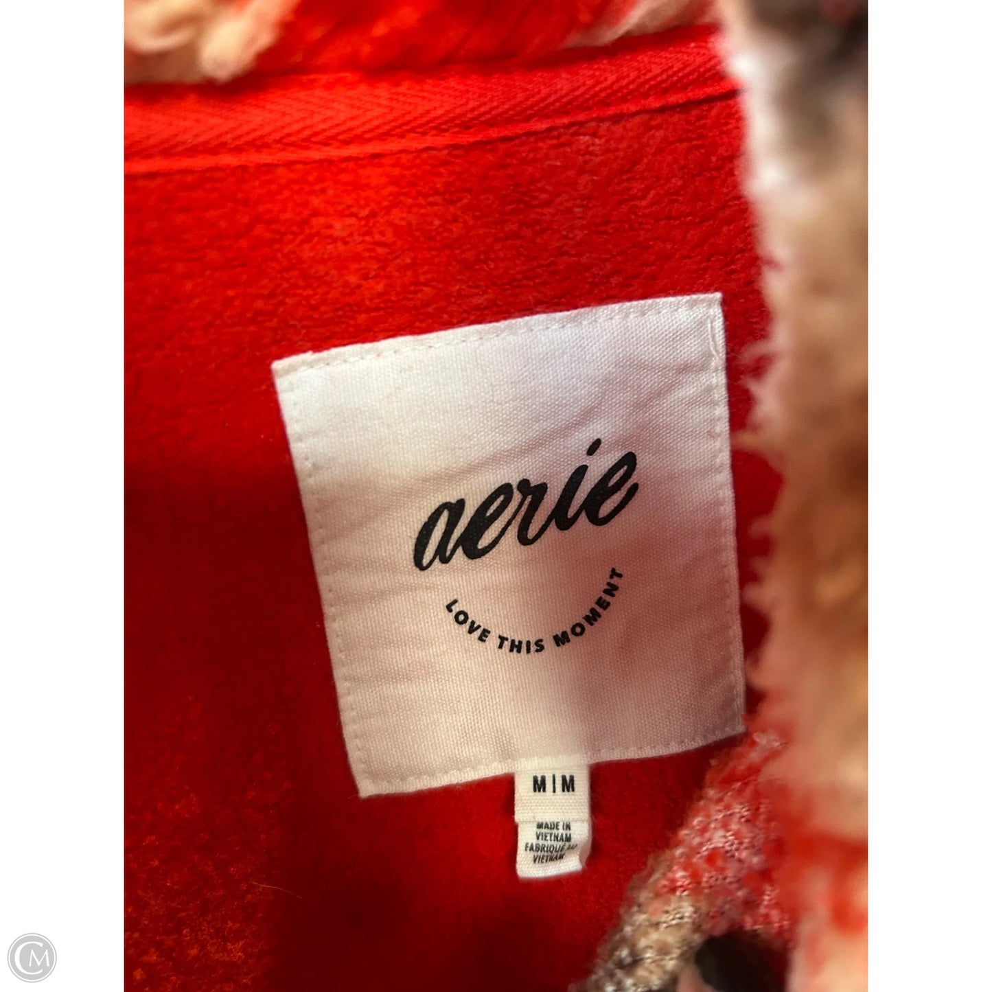 Sweatshirt Collar By Aerie In Orange, Size: M