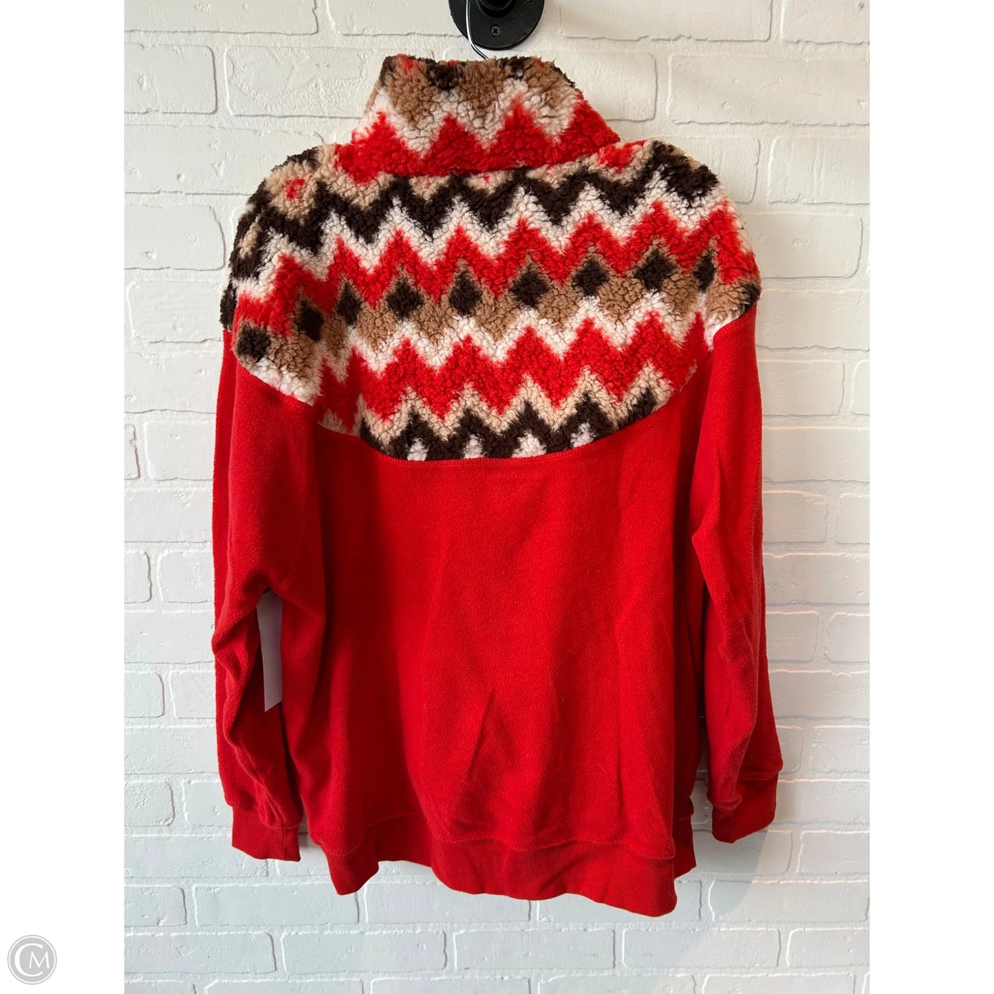 Sweatshirt Collar By Aerie In Orange, Size: M