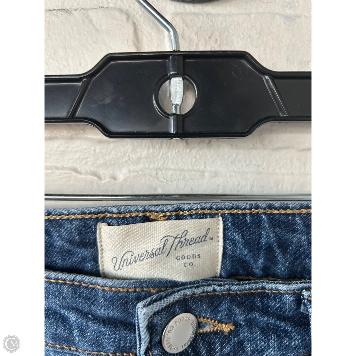 Jeans Skinny By Universal Thread In Blue Denim, Size: 2