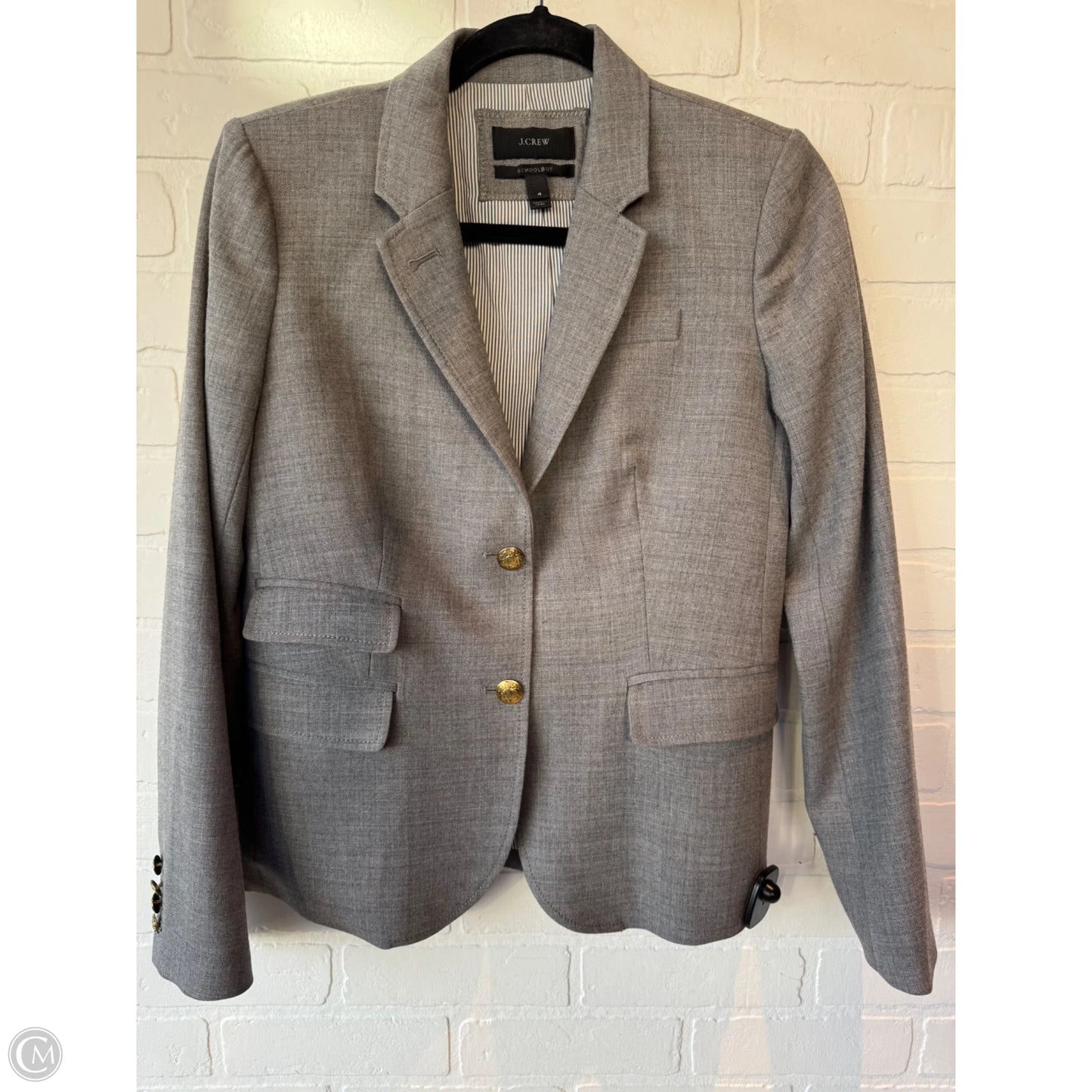 Blazer By J. Crew In Grey, Size: S