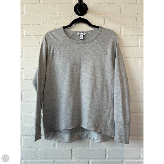 Athletic Sweatshirt Crewneck By Athleta In Grey, Size: M