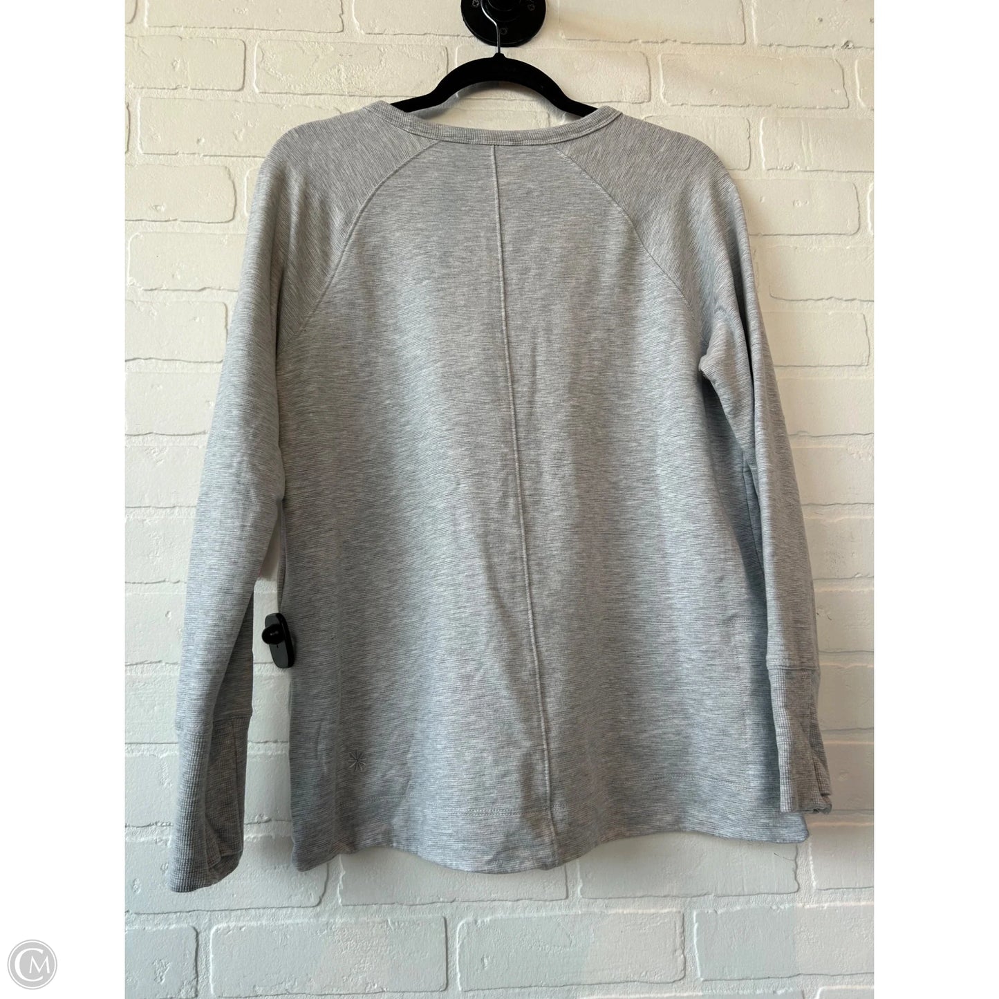 Athletic Sweatshirt Crewneck By Athleta In Grey, Size: M