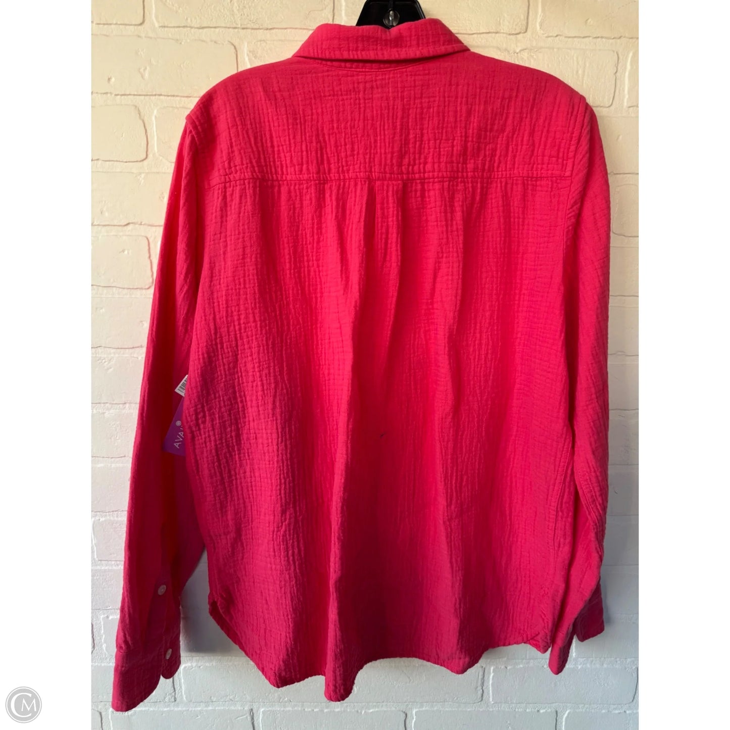 Top Long Sleeve By J. Crew In Pink, Size: M