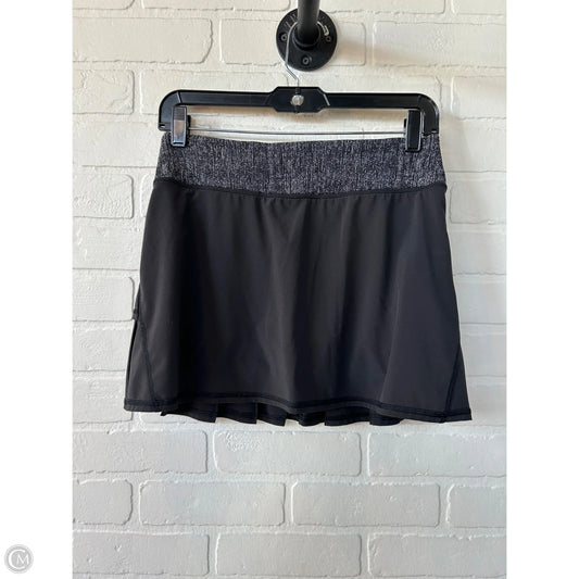 Athletic Skort By Lululemon In Black, Size: 4