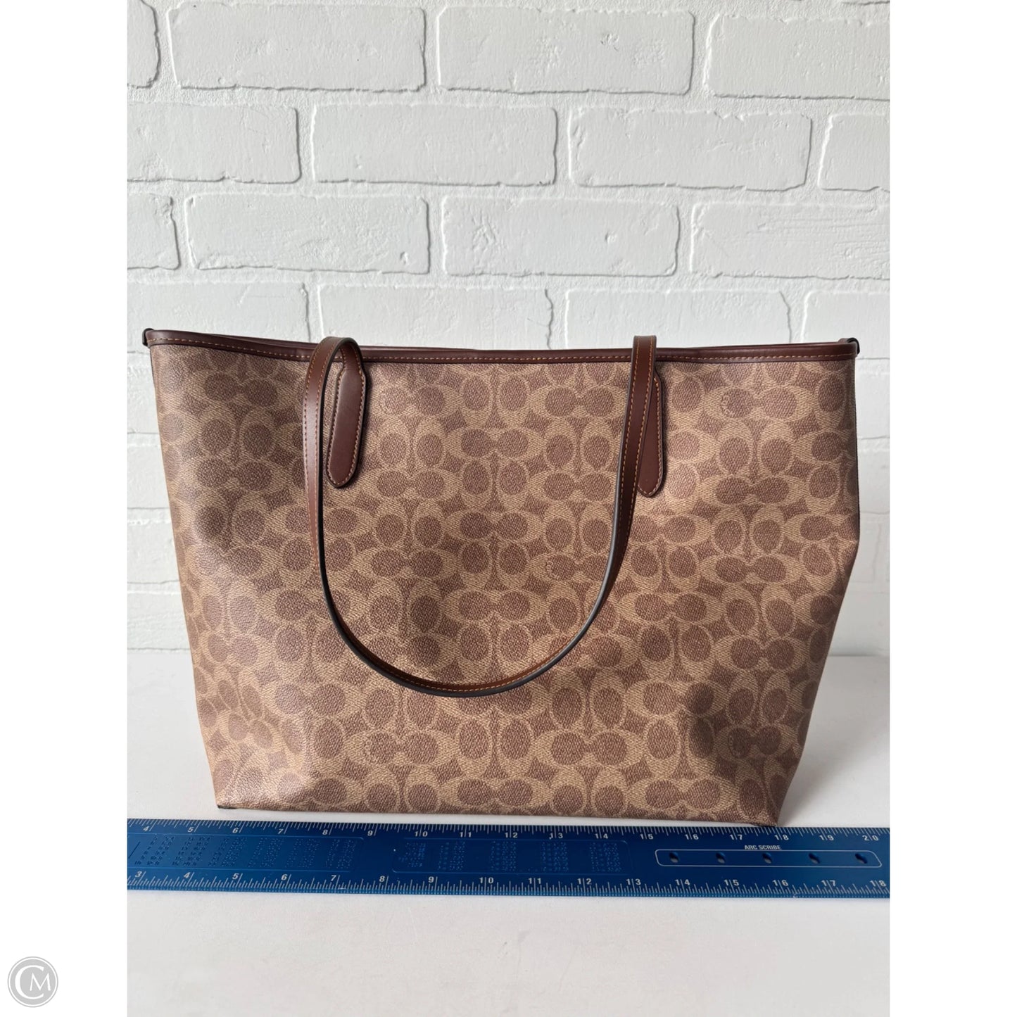 Tote Designer By Coach, Size: Large