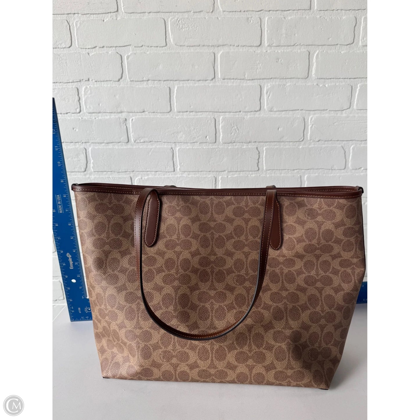 Tote Designer By Coach, Size: Large