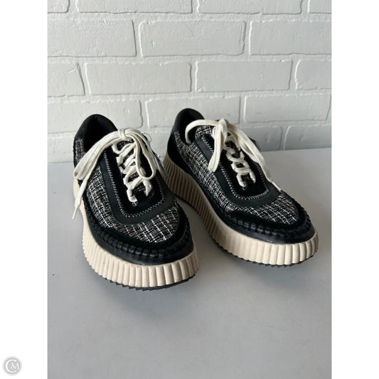 Shoes Sneakers By Dolce Vita In Black & Cream, Size: 10