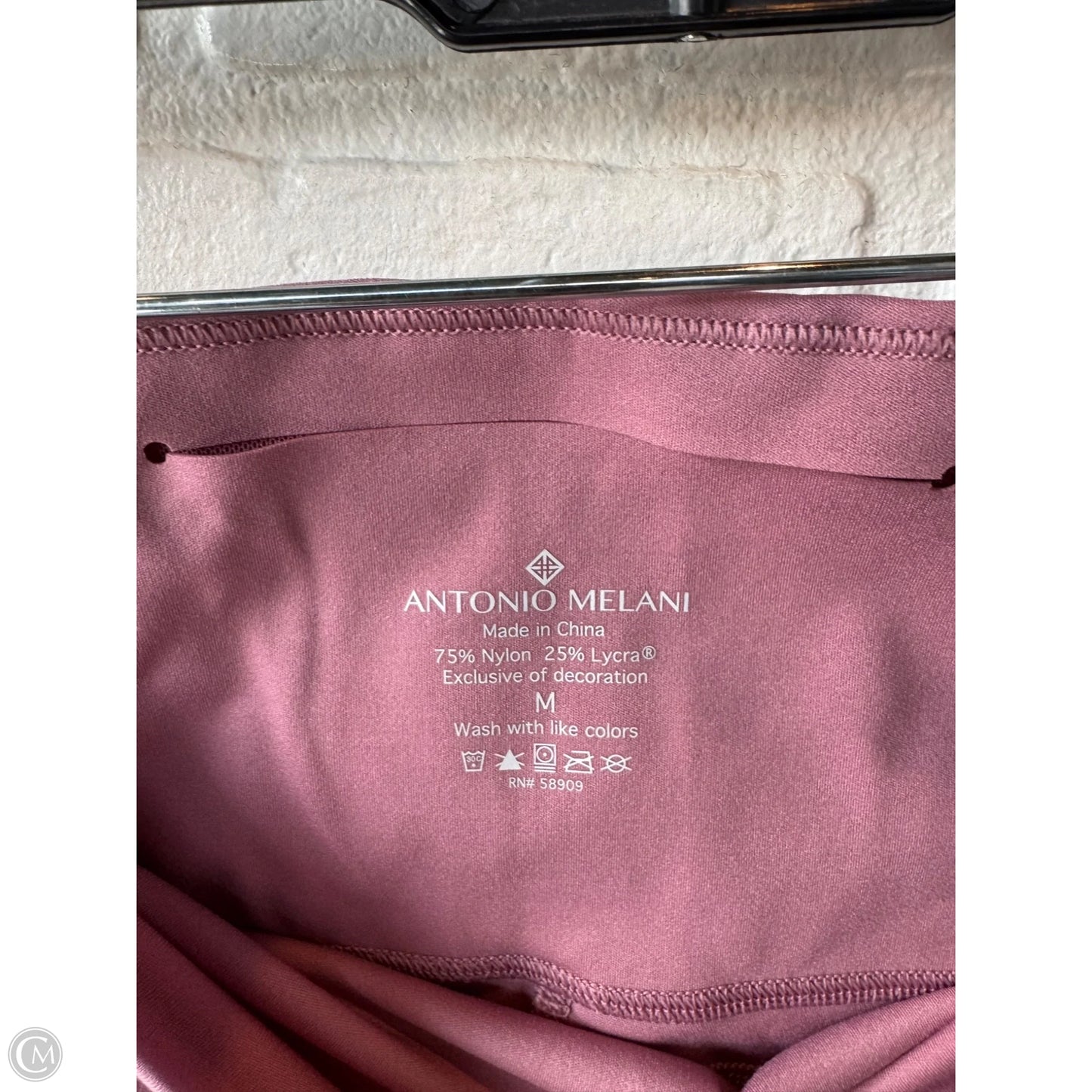 Athletic Leggings By Antonio Melani In Pink, Size: 8