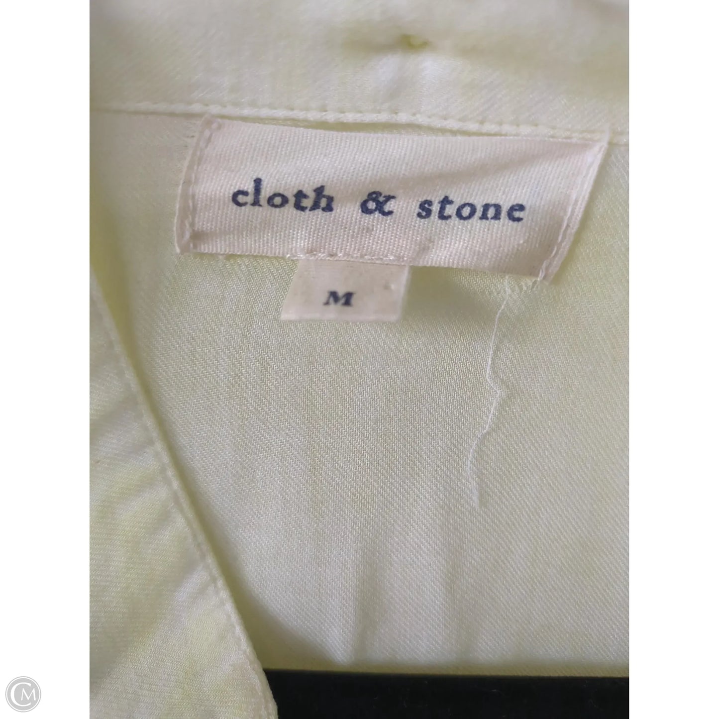 Top Long Sleeve By Cloth & Stone In Yellow, Size: M