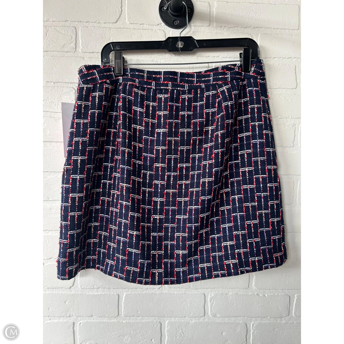 Skirt Mini & Short By Loft In Blue & Red & White, Size: 12p