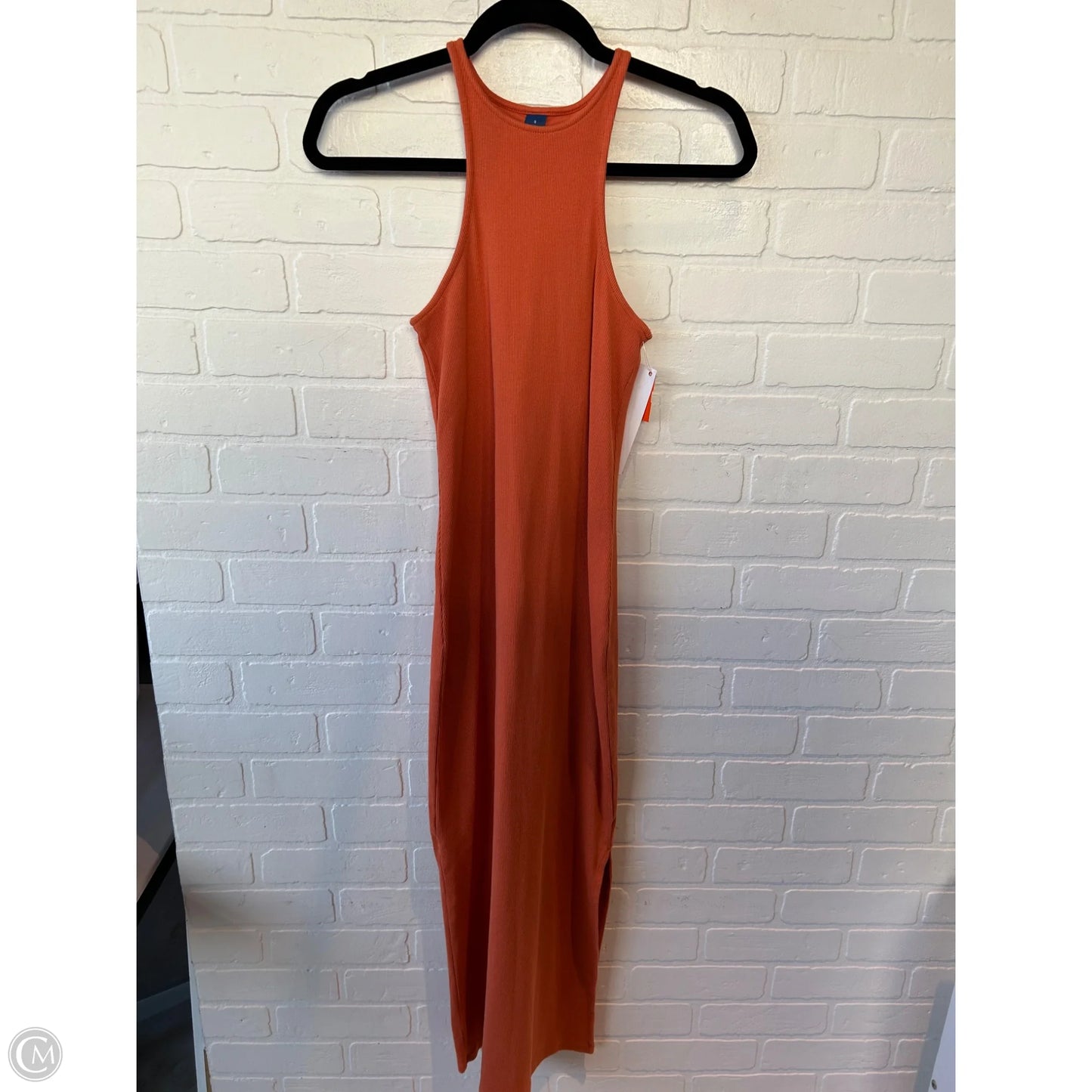 Dress Casual Midi By Old Navy In Orange, Size: S