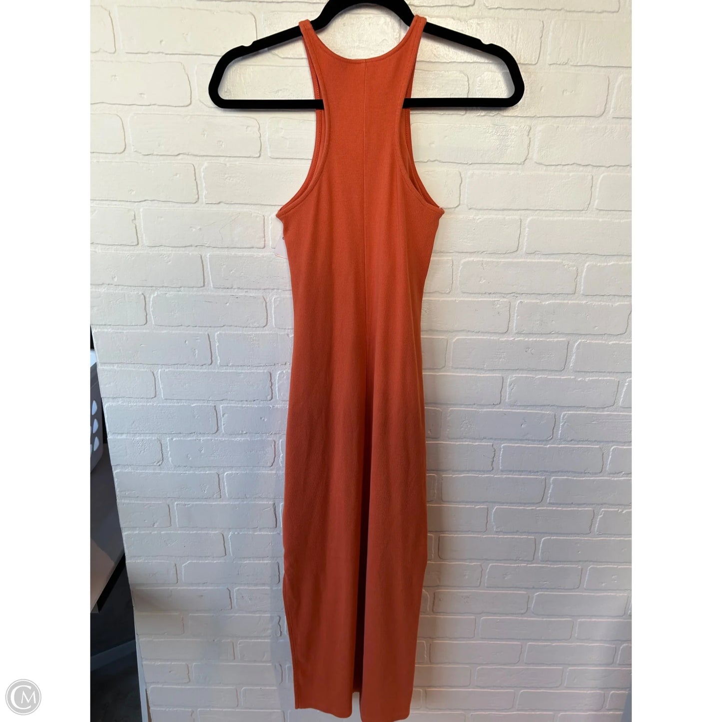 Dress Casual Midi By Old Navy In Orange, Size: S