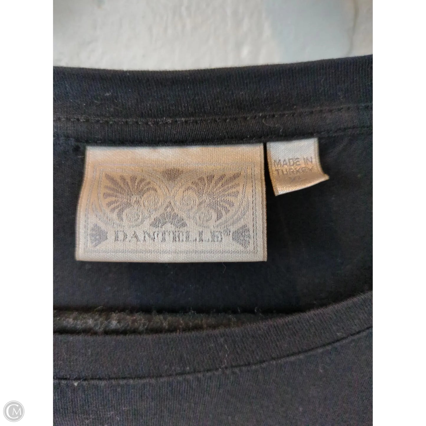 Top 3/4 Sleeve By Dantelle In Black, Size: Xl