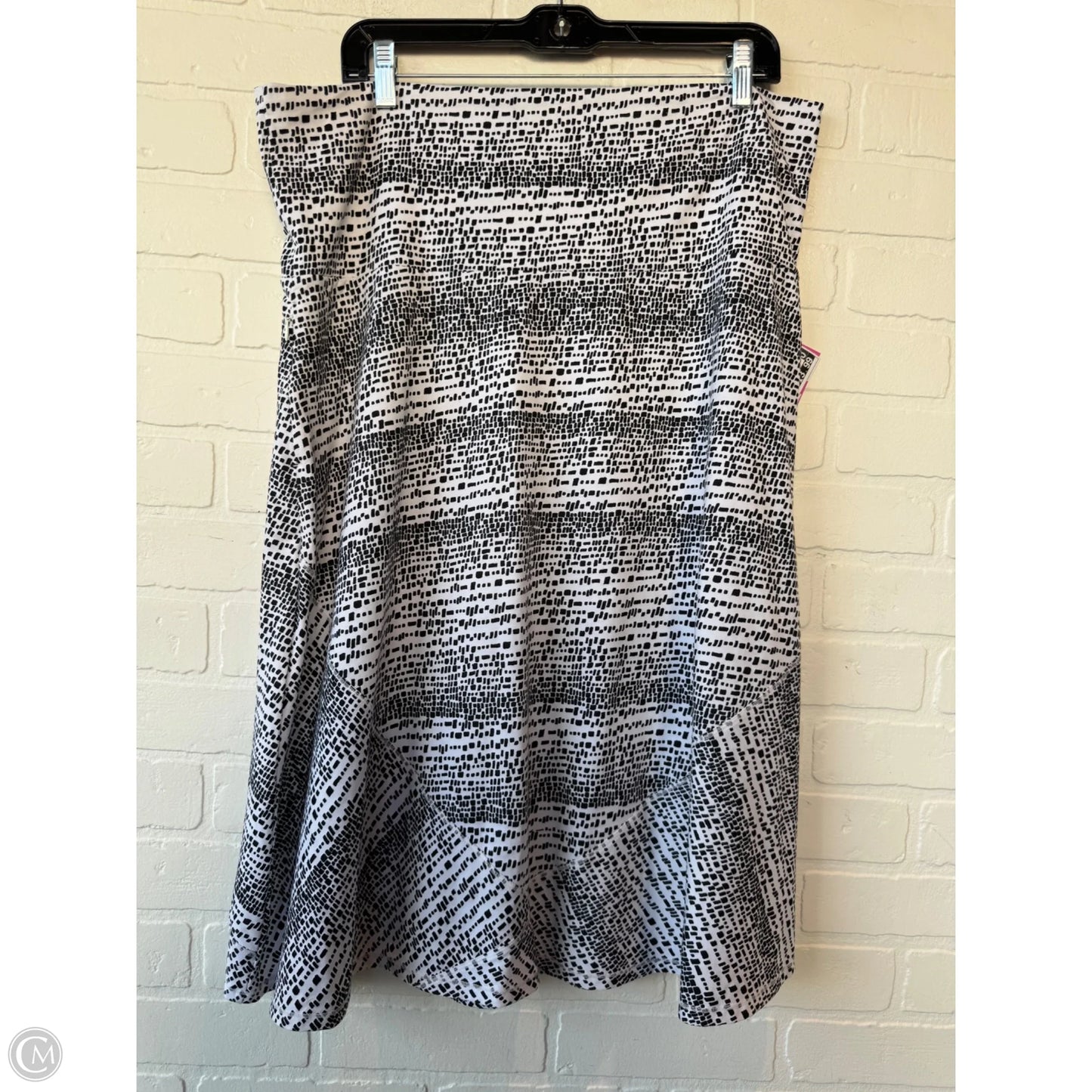 Skirt Midi By Exofficio In Black & White, Size: 16
